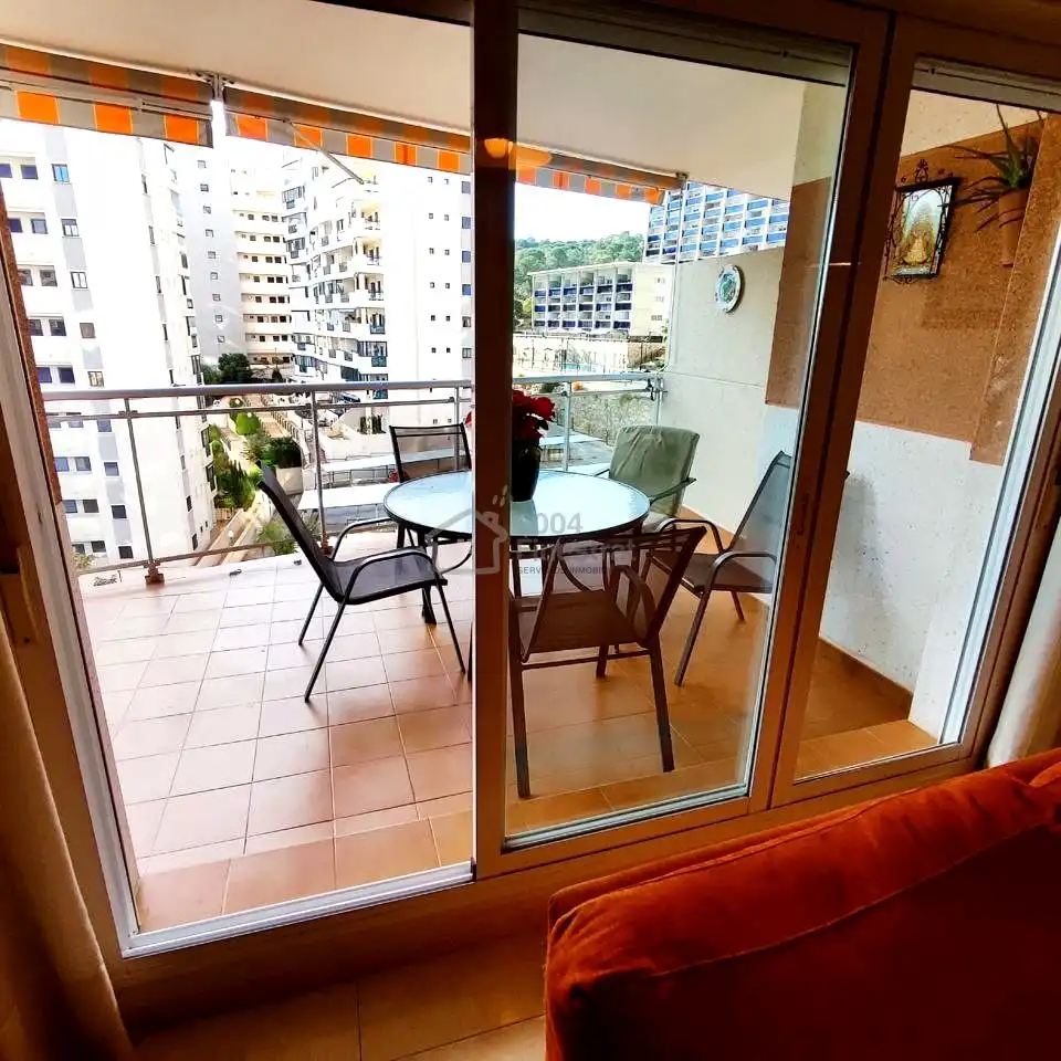 Terrasse von Wohnung zum Verkauf in Villajoyosa / La Vila Joiosa mit Klimaanlage, Terrasse und Abstellraum