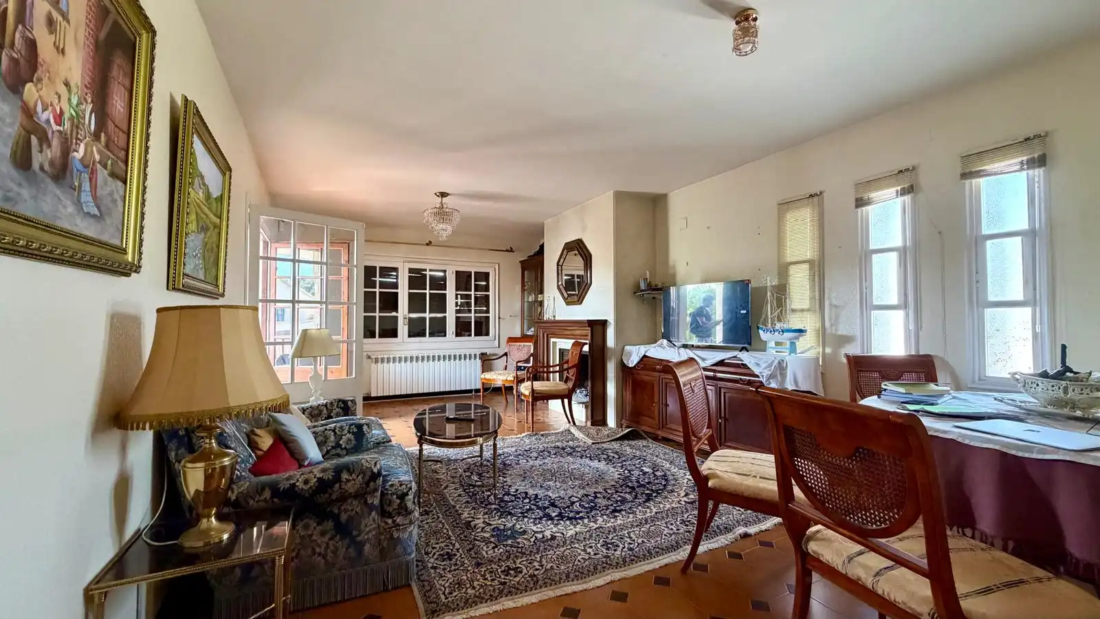 Sala de estar de Casa o chalet en venta en Cunit con Amueblado y Horno