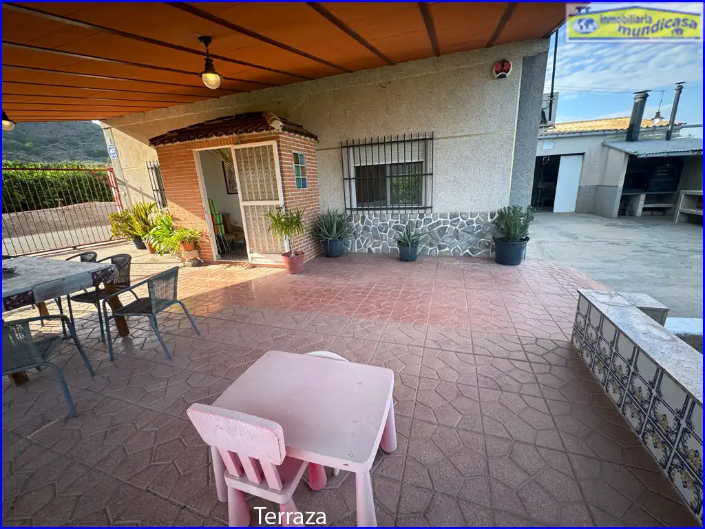 Terrace of Country homes for sale in Santomera, Murcia
