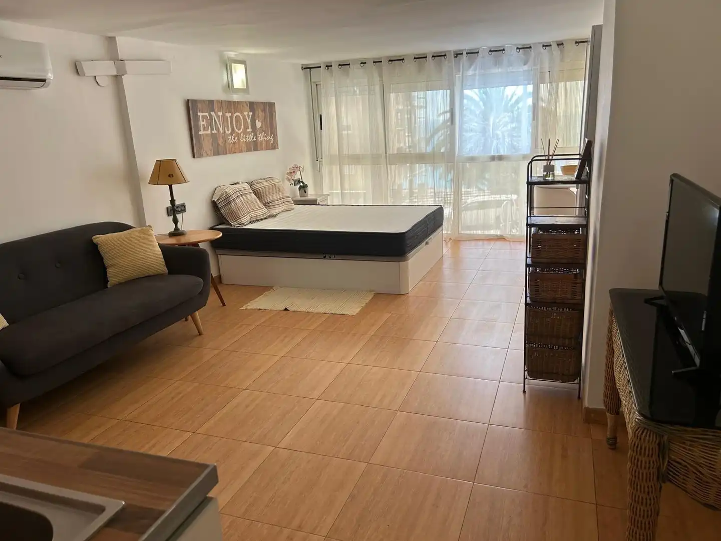 Living room of Study for sale in Alicante / Alacant  with Air Conditioner