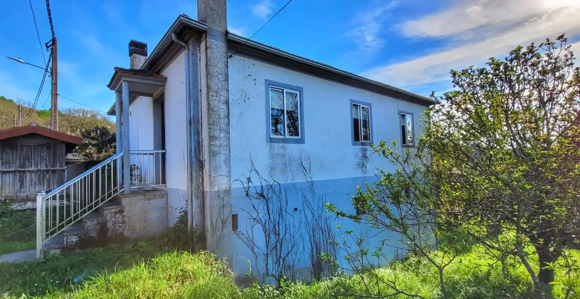 Vista exterior de Casa o chalet en venta en A Bola  con Balcón