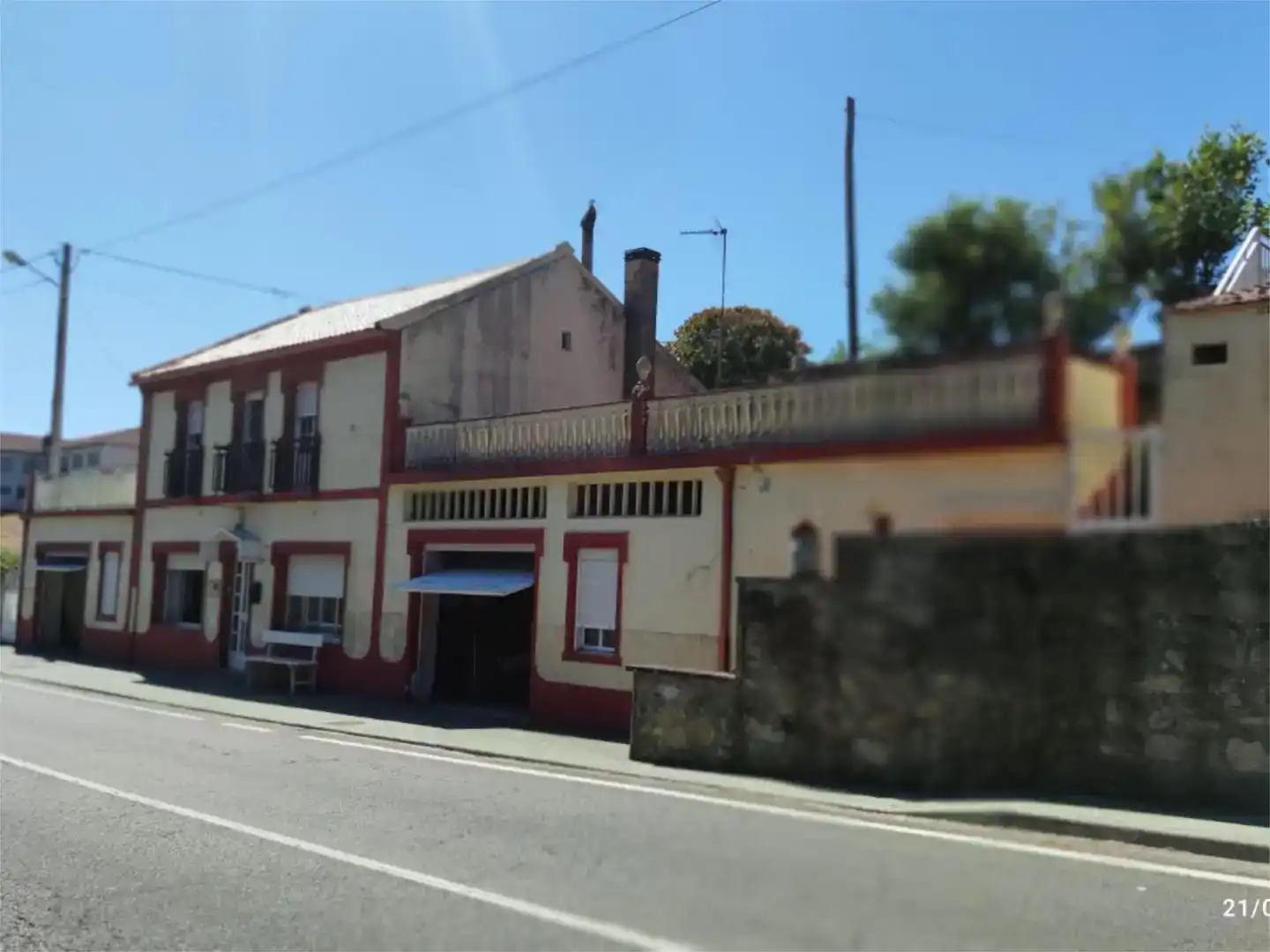 Vista exterior de Casa o chalet en venta en Ponteceso con Balcón