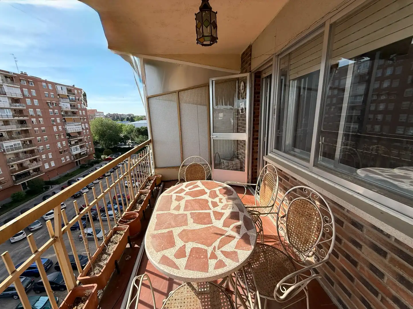 Terrasse von Wohnung zum Verkauf in Móstoles mit Heizung, Parkett und Terrasse