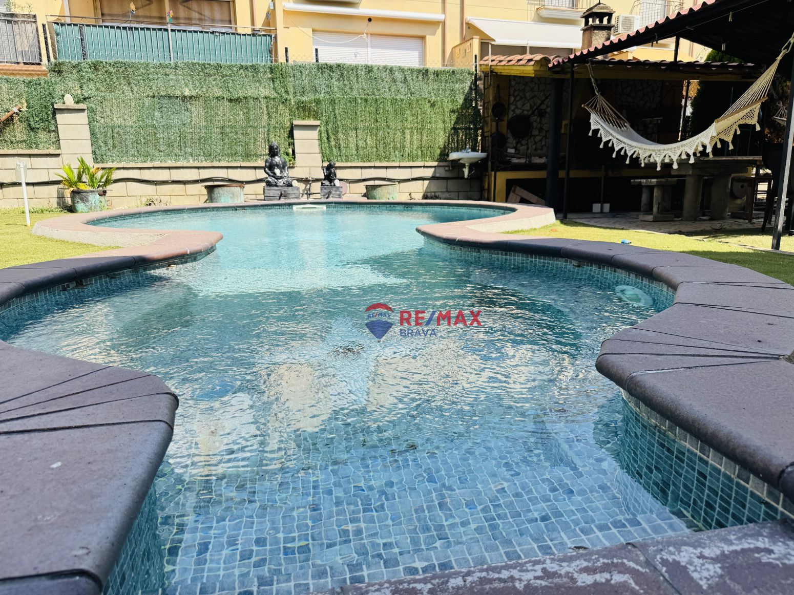 Swimming pool of Single-family semi-detached for sale in Amer  with Heating, Private garden and Terrace