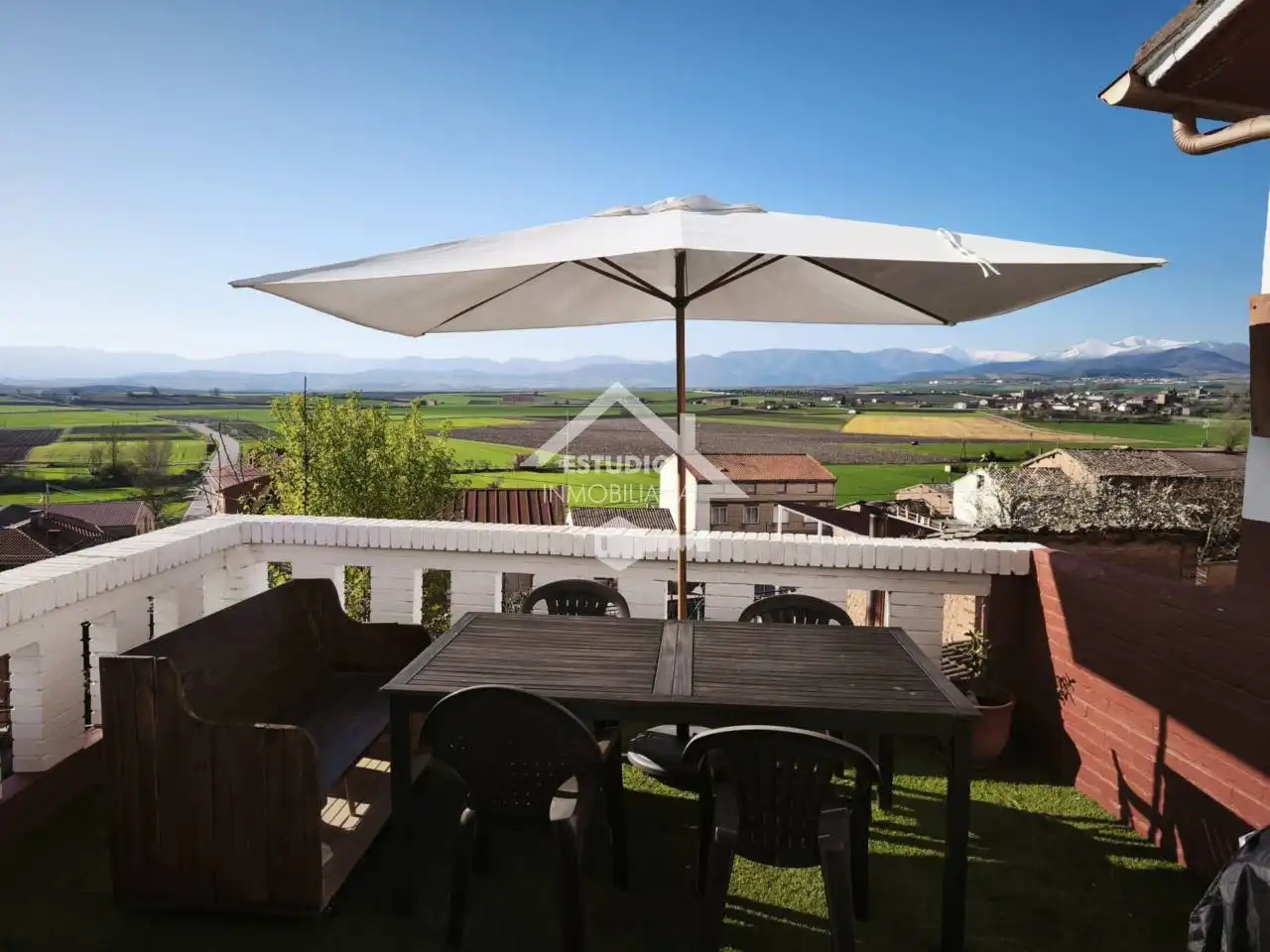 Terrace of Houses for sale in Torrecilla Sobre Alesanco  with Private garden, Terrace and Furnished