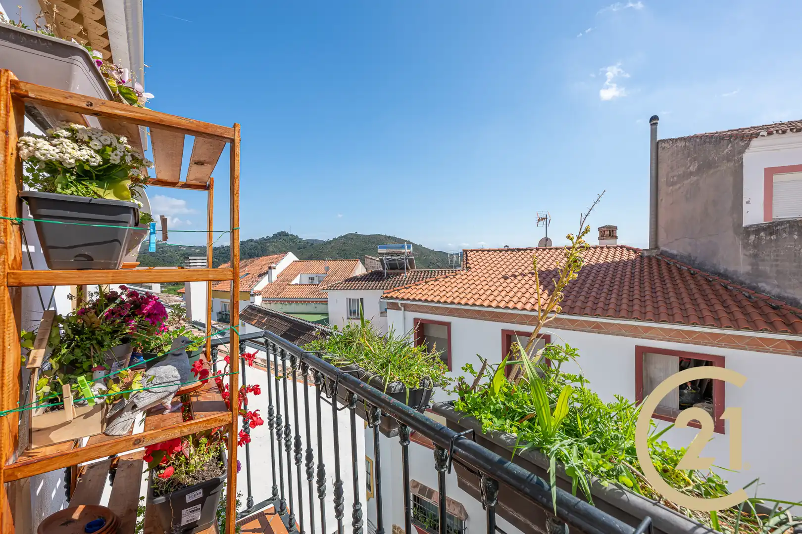 Terraza de Ático en venta en Ojén con Parquet, Amueblado y Horno