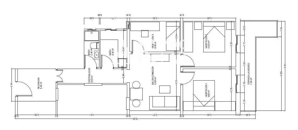 Apartments for sale in Barcelona  with Air Conditioner, Terrace and Furnished