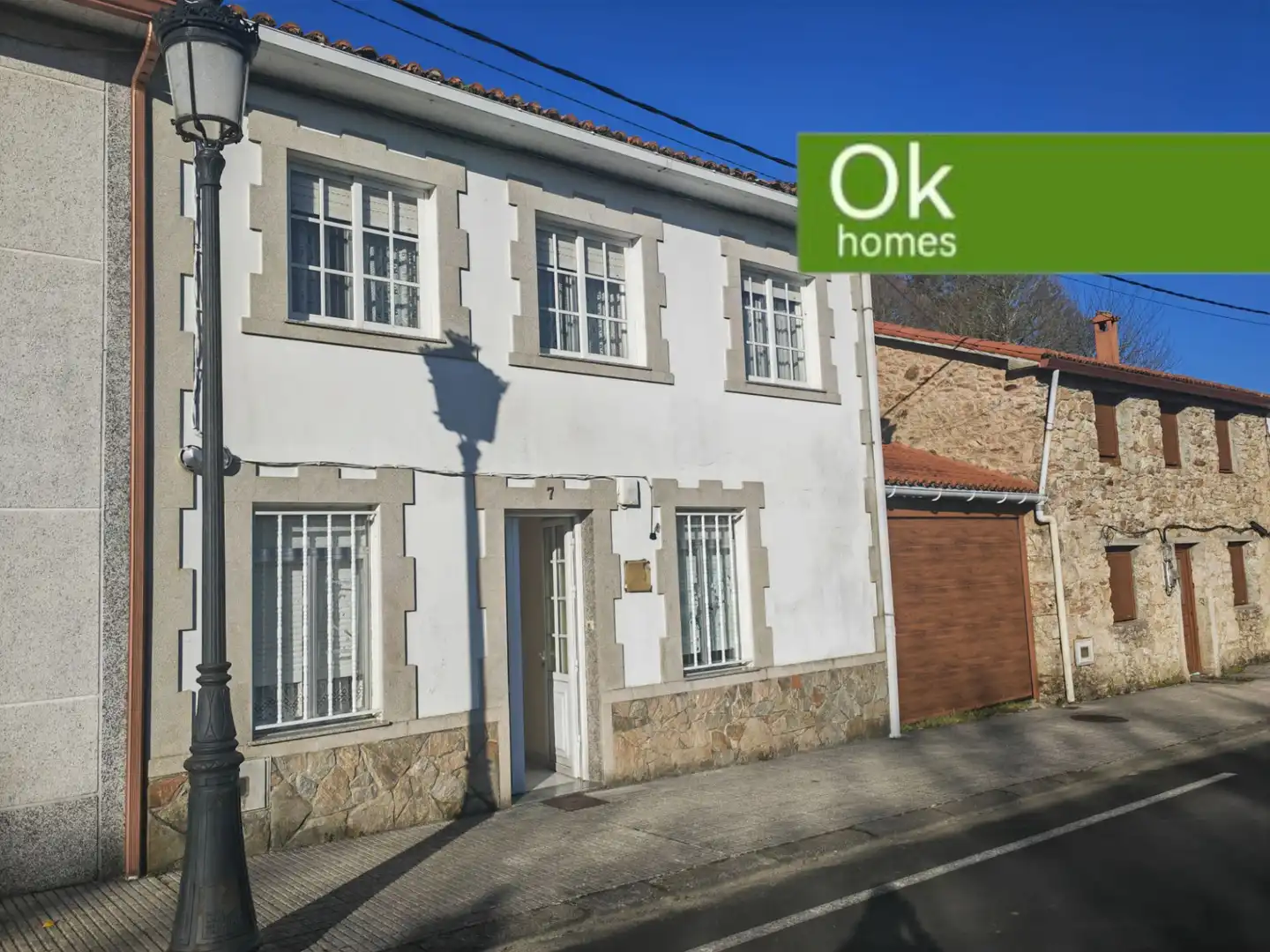 Vista exterior de Casa adosada en venta en Vilasantar con Calefacción, Jardín privado y Parquet