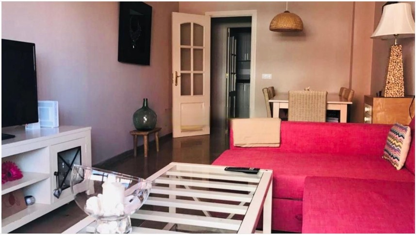 Living room of Flat to rent in  Sevilla Capital  with Air Conditioner, Terrace and Swimming Pool