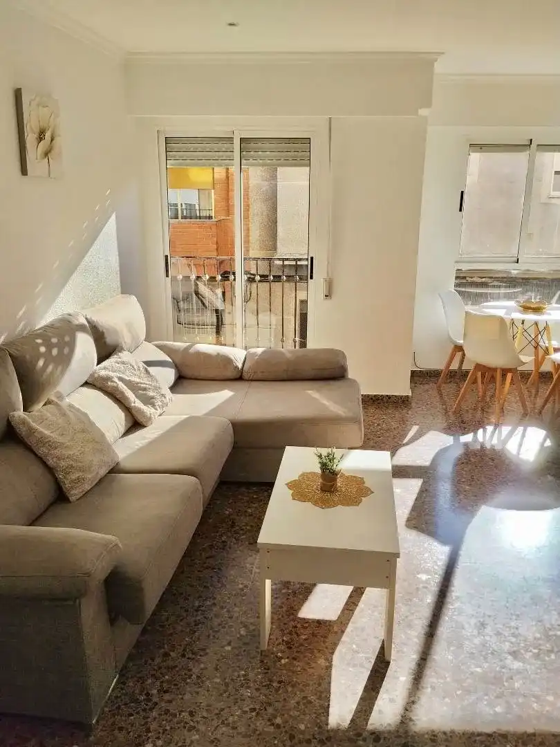 Sala d'estar de Pis en venda en Algemesí amb Aire condicionat i Terrassa