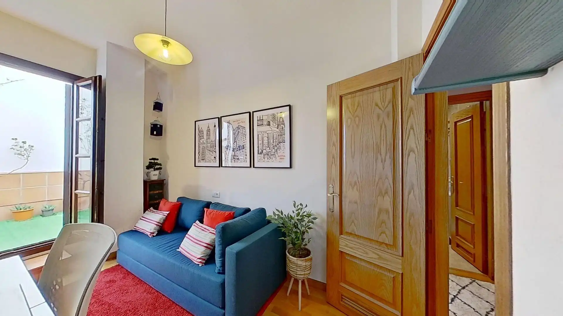 Wohnzimmer von Wohnung zur Miete in Granada mit Klimaanlage, Heizung und Möbliert