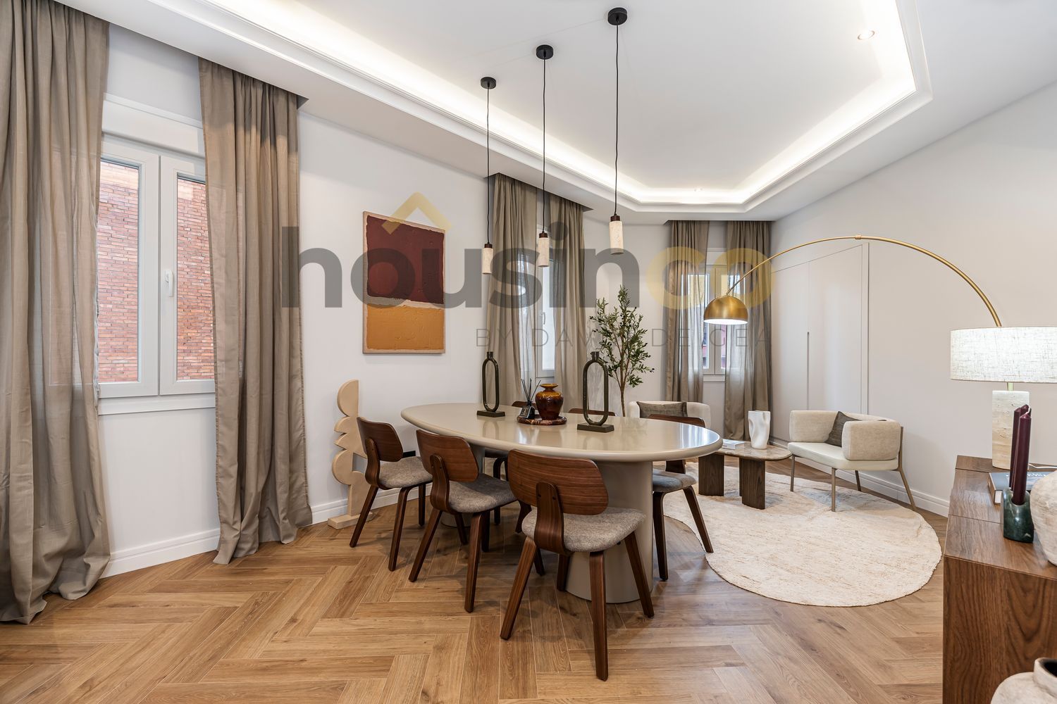 Menjador de Pis en venda en  Madrid Capital amb Aire condicionat, Calefacció i Parquet