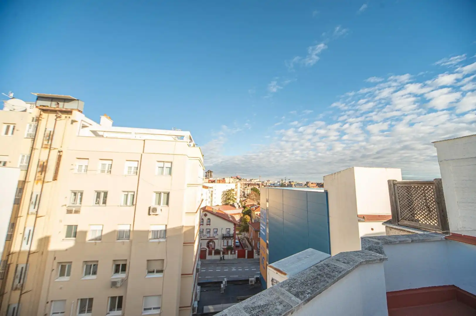 Terraza de Estudio de alquiler en Madrid con Aire acondicionado, Calefacción y Parquet