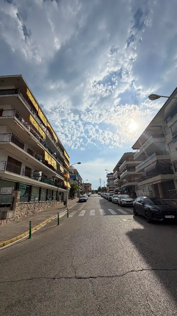 Exterior view of Flat for sale in Torredembarra  with Terrace, Furnished and Oven