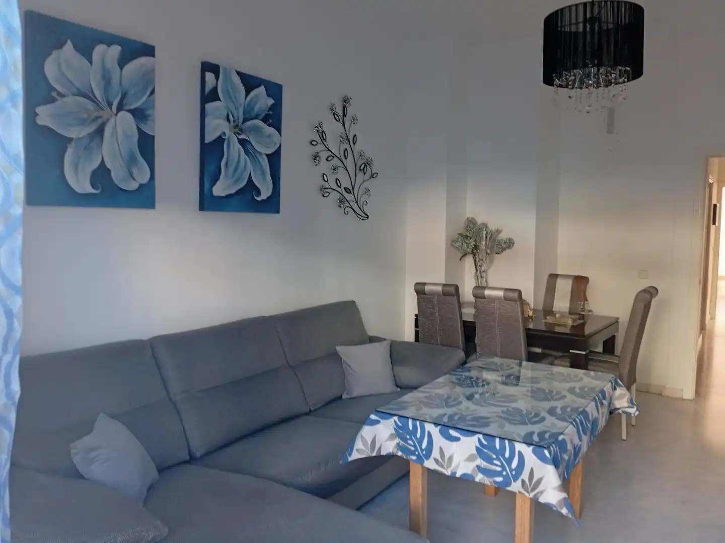 Living room of Flat for rent in Estepona Pueblo