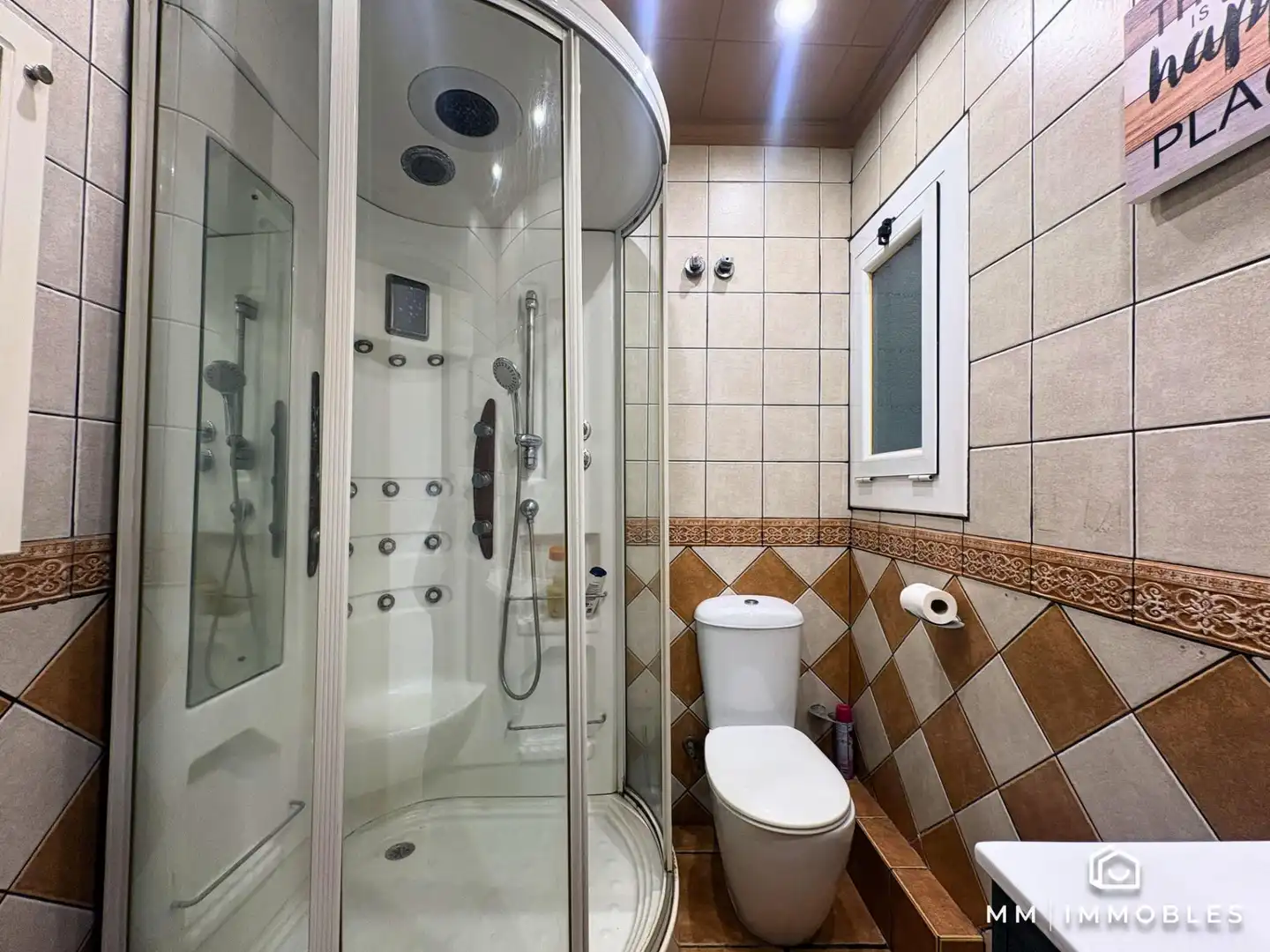Badezimmer von Dachboden zum Verkauf in Granollers mit Terrasse