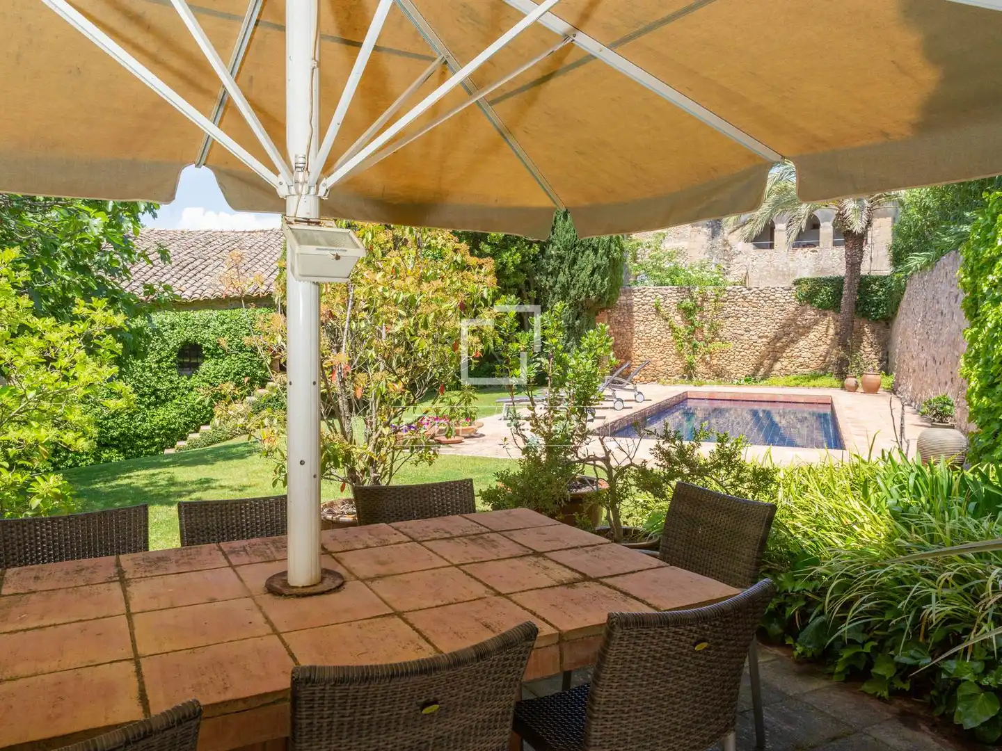 Terraza de Finca rústica en venta en Sant Mori con Calefacción, Jardín privado y Terraza
