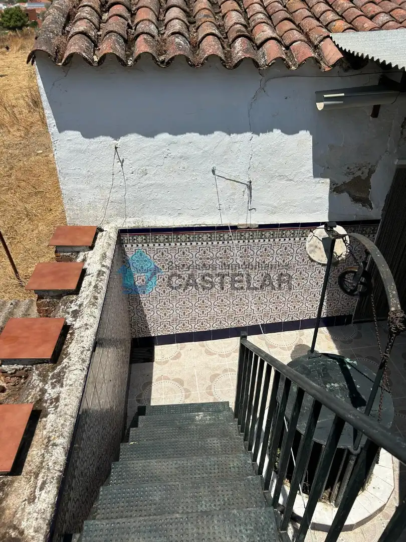 Terraza de Casa adosada en venta en Higuera de Vargas con Amueblado