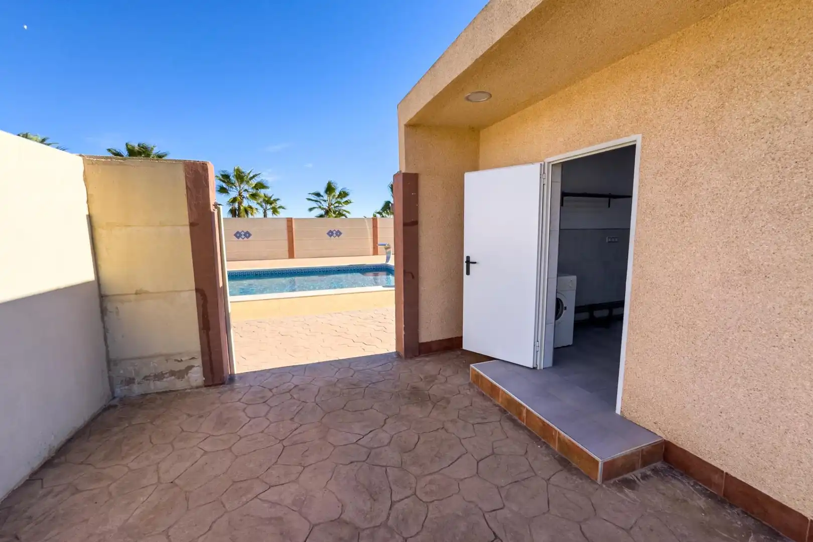 Swimming pool of Country homes for sale in Fuente Álamo de Murcia  with Air Conditioner, Private garden and Storage room