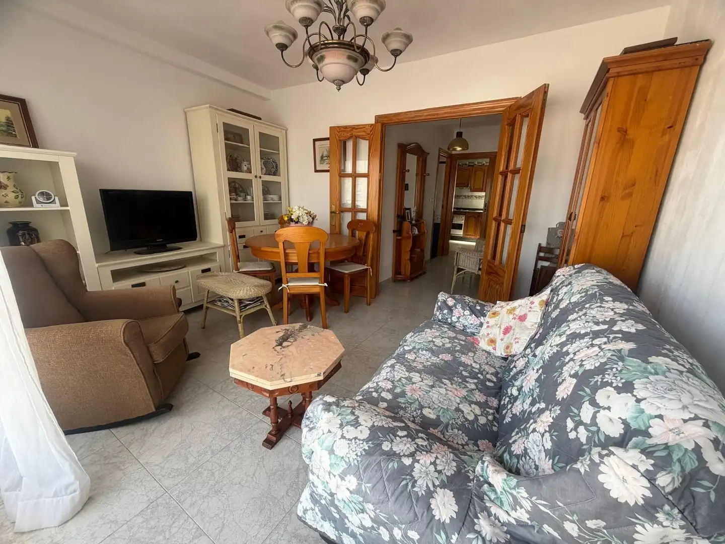 Wohnzimmer von Wohnungen zum Verkauf in Águilas mit Terrasse, Möbliert und Balkon