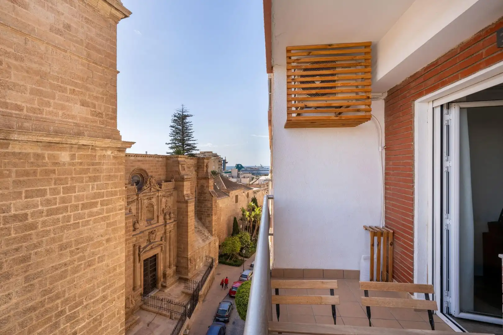 Terraza de Piso de alquiler en Almería con Aire acondicionado, Terraza y Amueblado