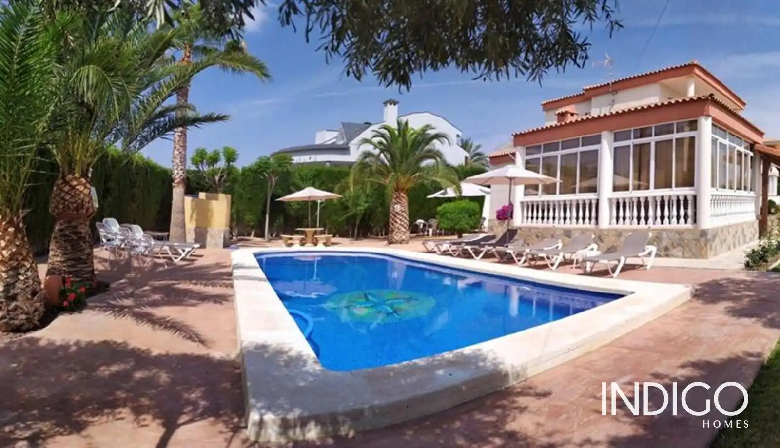 Piscina de Casa o xalet en venda en Mutxamel amb Aire condicionat, Calefacció i Terrassa