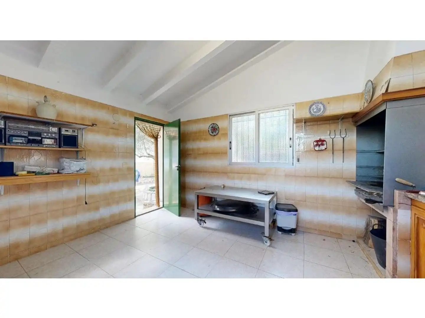 Cocina de Casa o chalet en venta en Tavernes de la Valldigna con Aire acondicionado, Jardín privado y Terraza