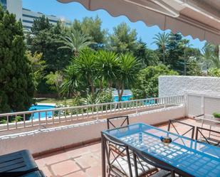 Garden of Apartment to rent in Marbella  with Air Conditioner, Heating and Parquet flooring