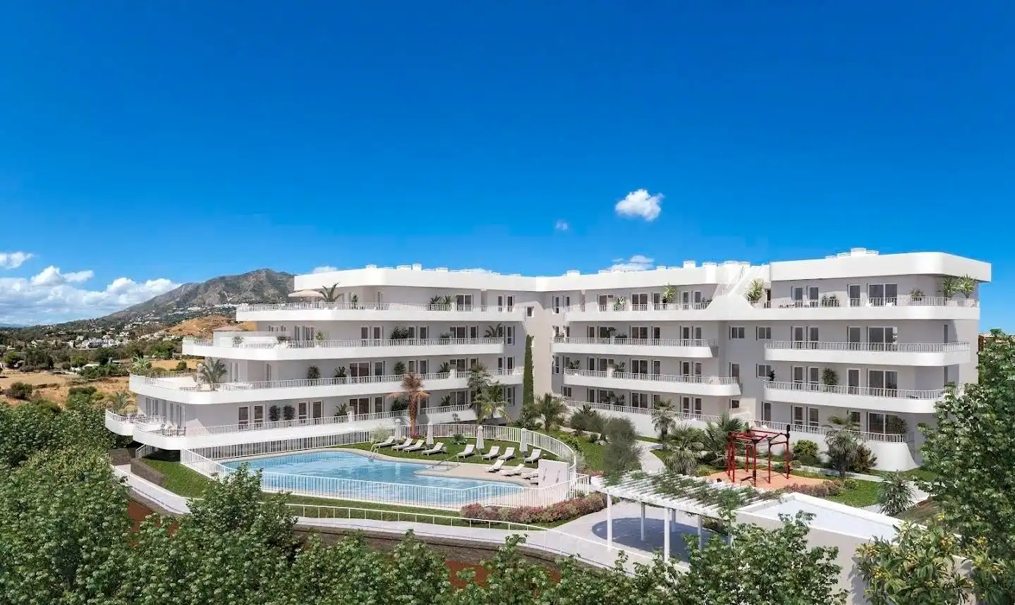 Vista exterior de Piso de alquiler en Fuengirola con Aire acondicionado, Terraza y Trastero