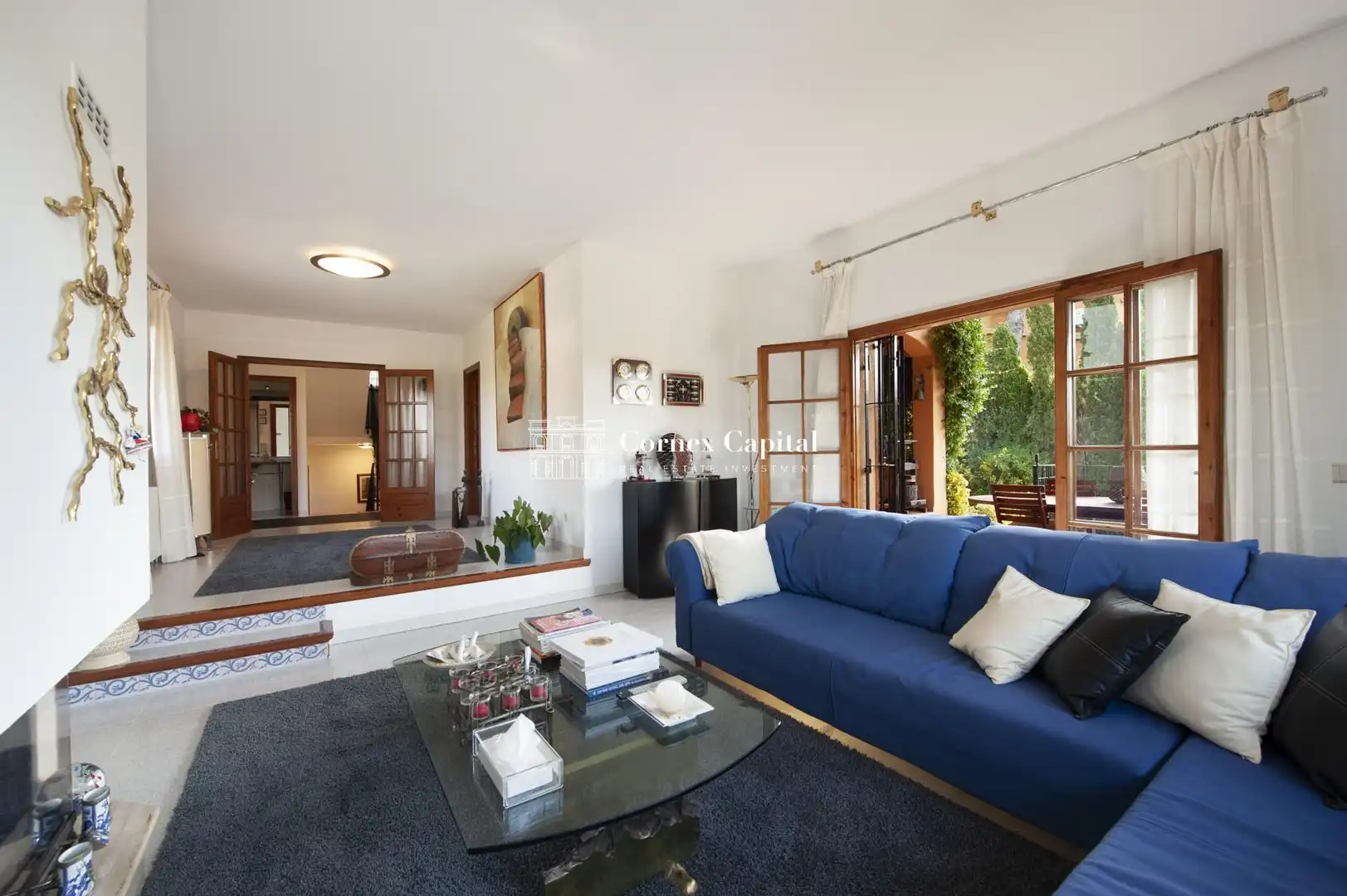 Sala d'estar de Casa o xalet en venda en Palafrugell amb Aire condicionat, Calefacció i Jardí privat
