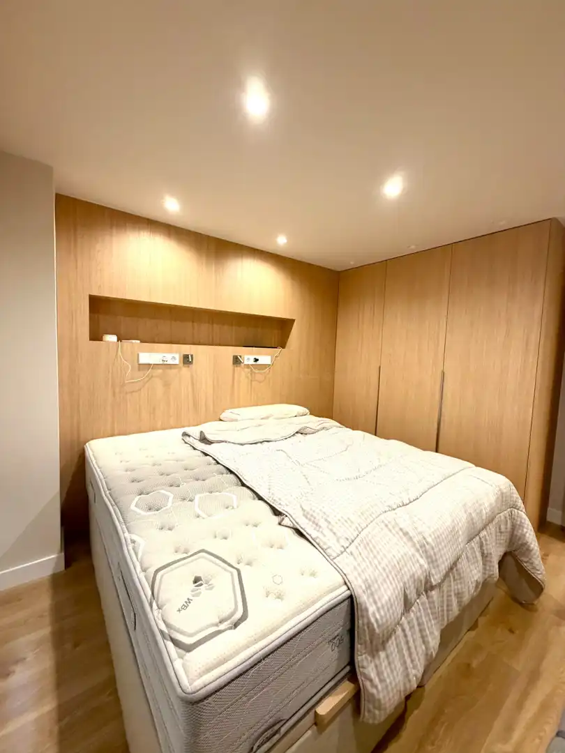 Bedroom of Flat for rent in Gijón   with Heating and Furnished