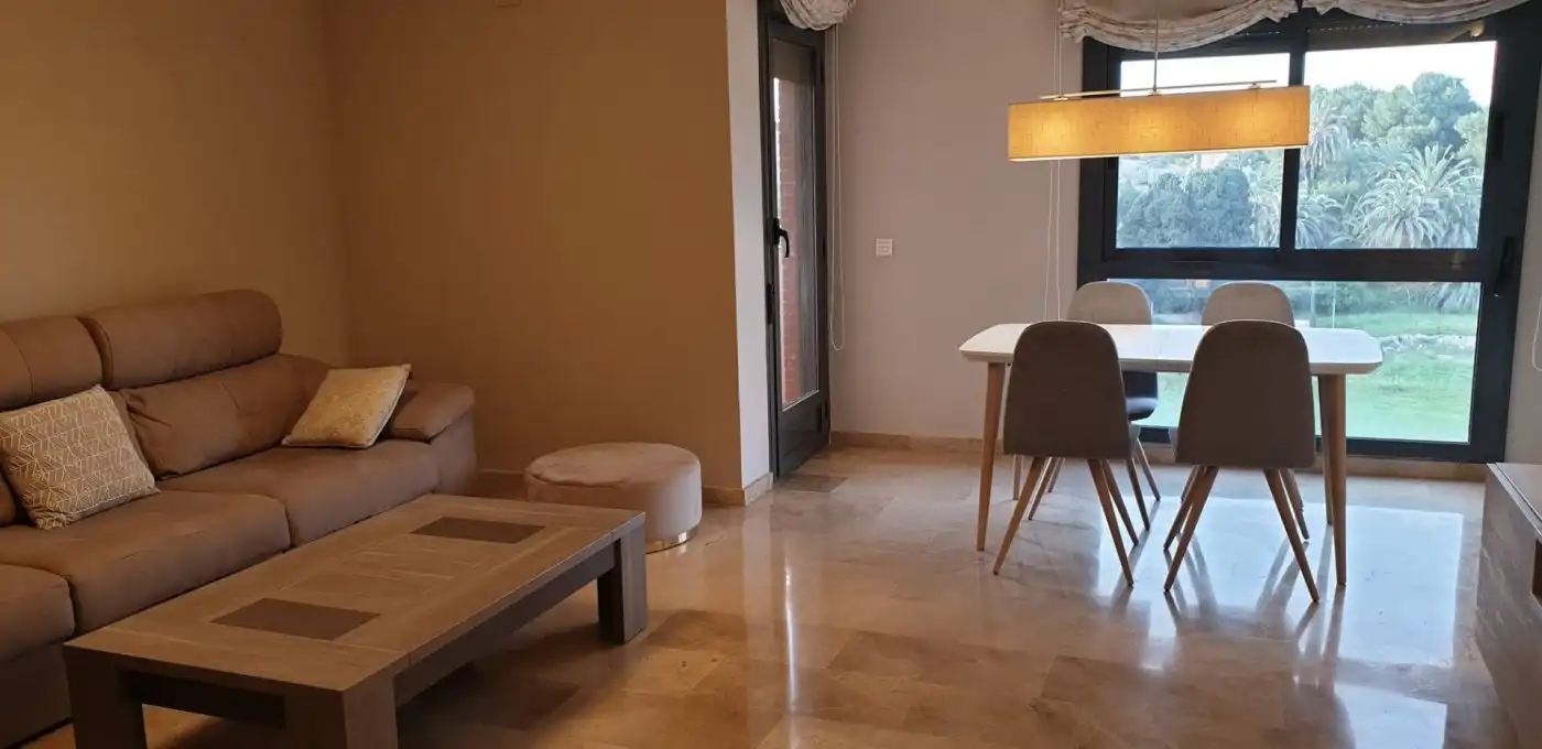Living room of Flat for rent in Alicante / Alacant  with Air Conditioner, Terrace and Furnished