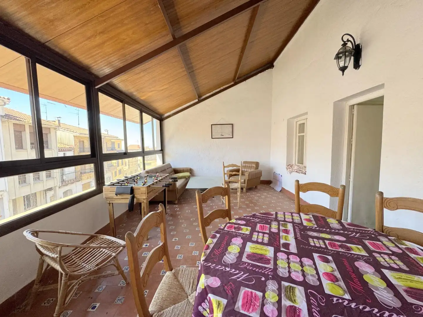 Terrace of Country homes for sale in Poyales del Hoyo  with Air Conditioner, Terrace and Storage room