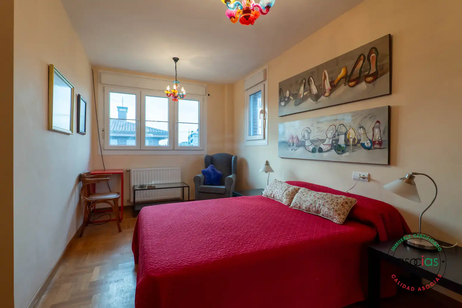 Habitación de Casa adosada en venta en Gozón con Calefacción, Jardín privado y Parquet