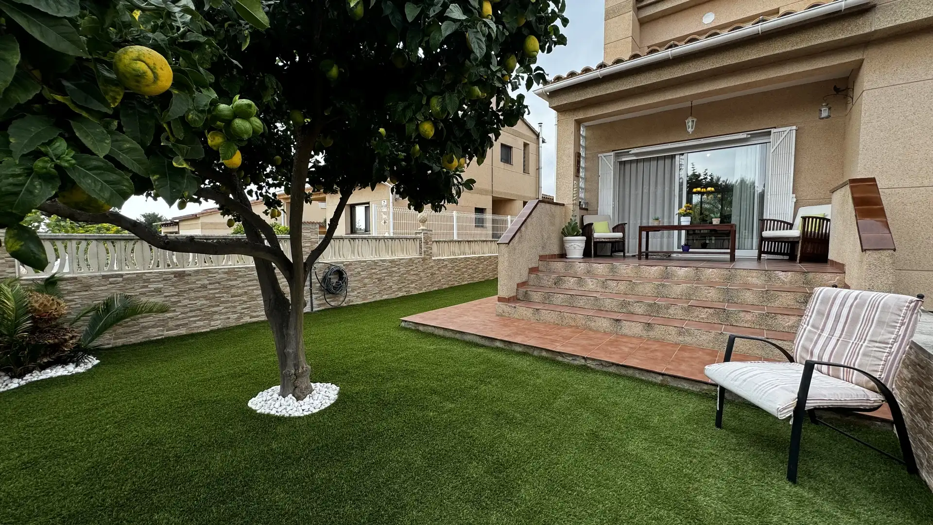 Terrassa de Casa o xalet en venda en Creixell amb Aire condicionat, Calefacció i Jardí privat