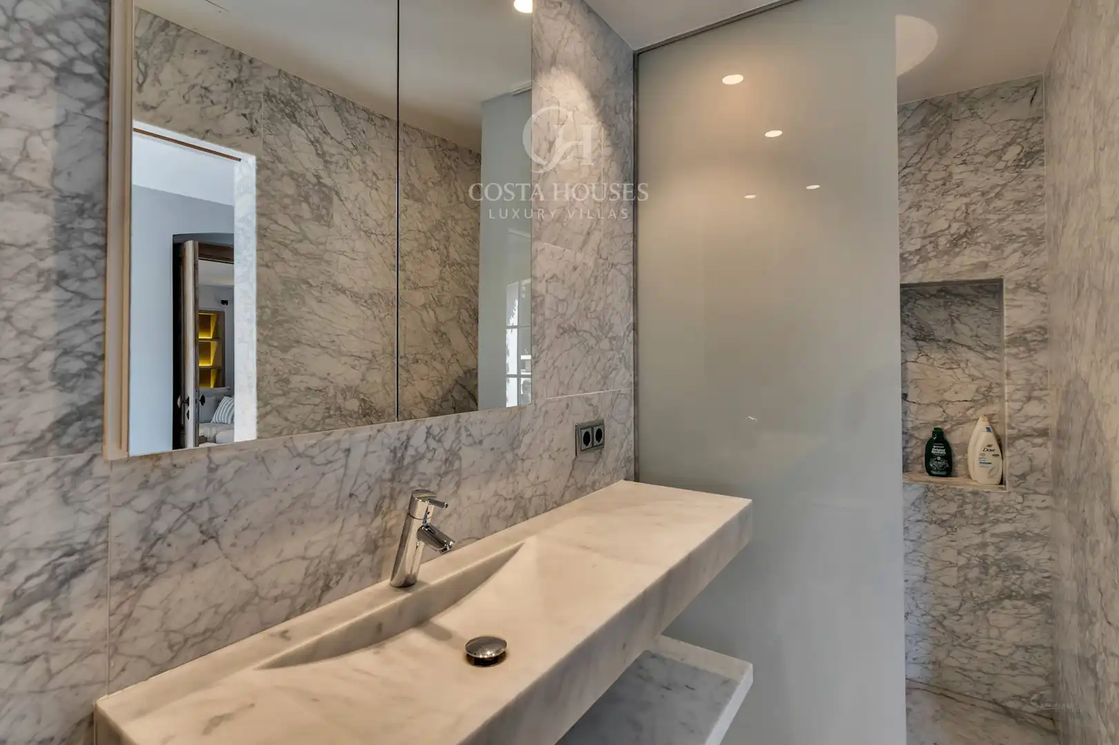 Baño de Casa o chalet en venta en Jávea / Xàbia con Aire acondicionado, Calefacción y Jardín privado