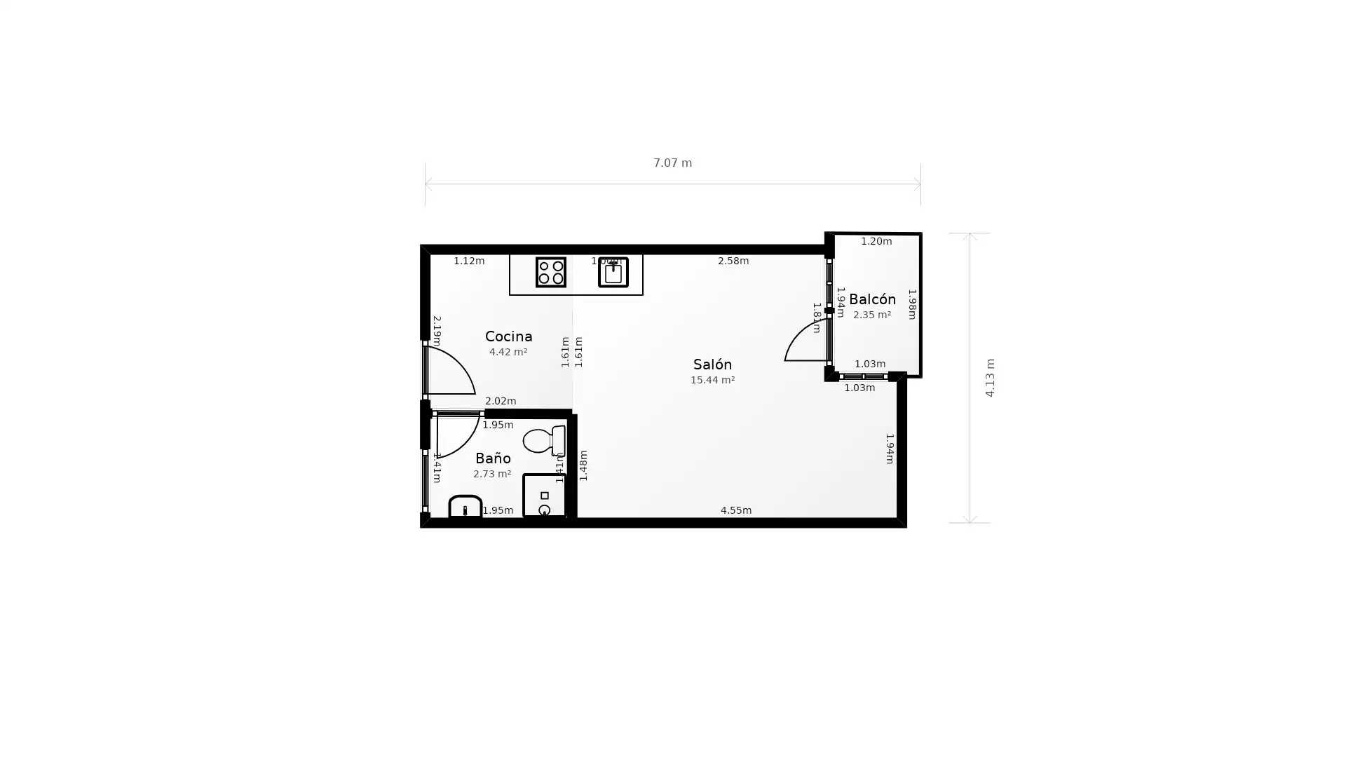 Wohnung zum Verkauf in Torredembarra mit Ofen und Balkon