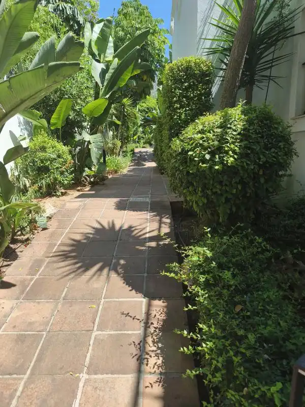 Exterior view of Flat for sale in Marbella  with Air Conditioner, Heating and Private garden