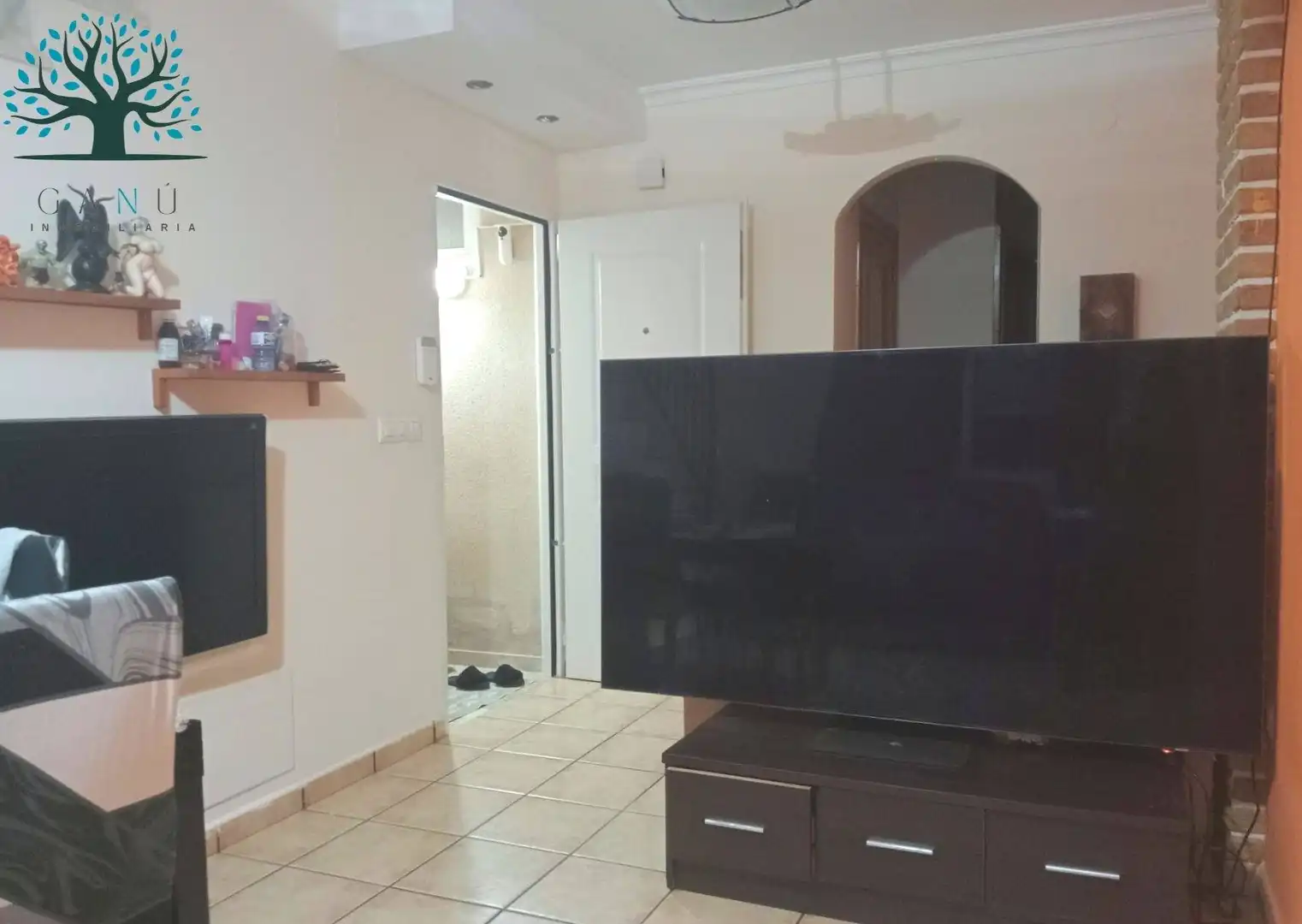 Sala de estar de Dúplex en venta en Mazarrón con Aire acondicionado, Terraza y Amueblado
