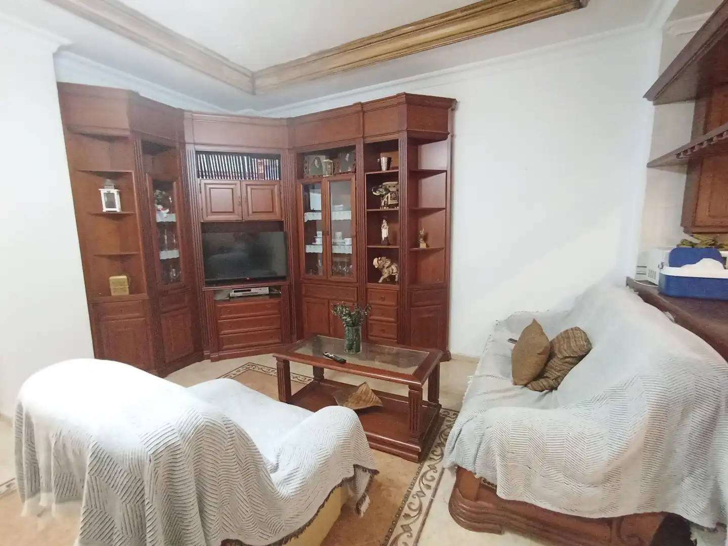 Sala d'estar de Casa o xalet en venda en Dos Hermanas amb Aire condicionat, Terrassa i Traster