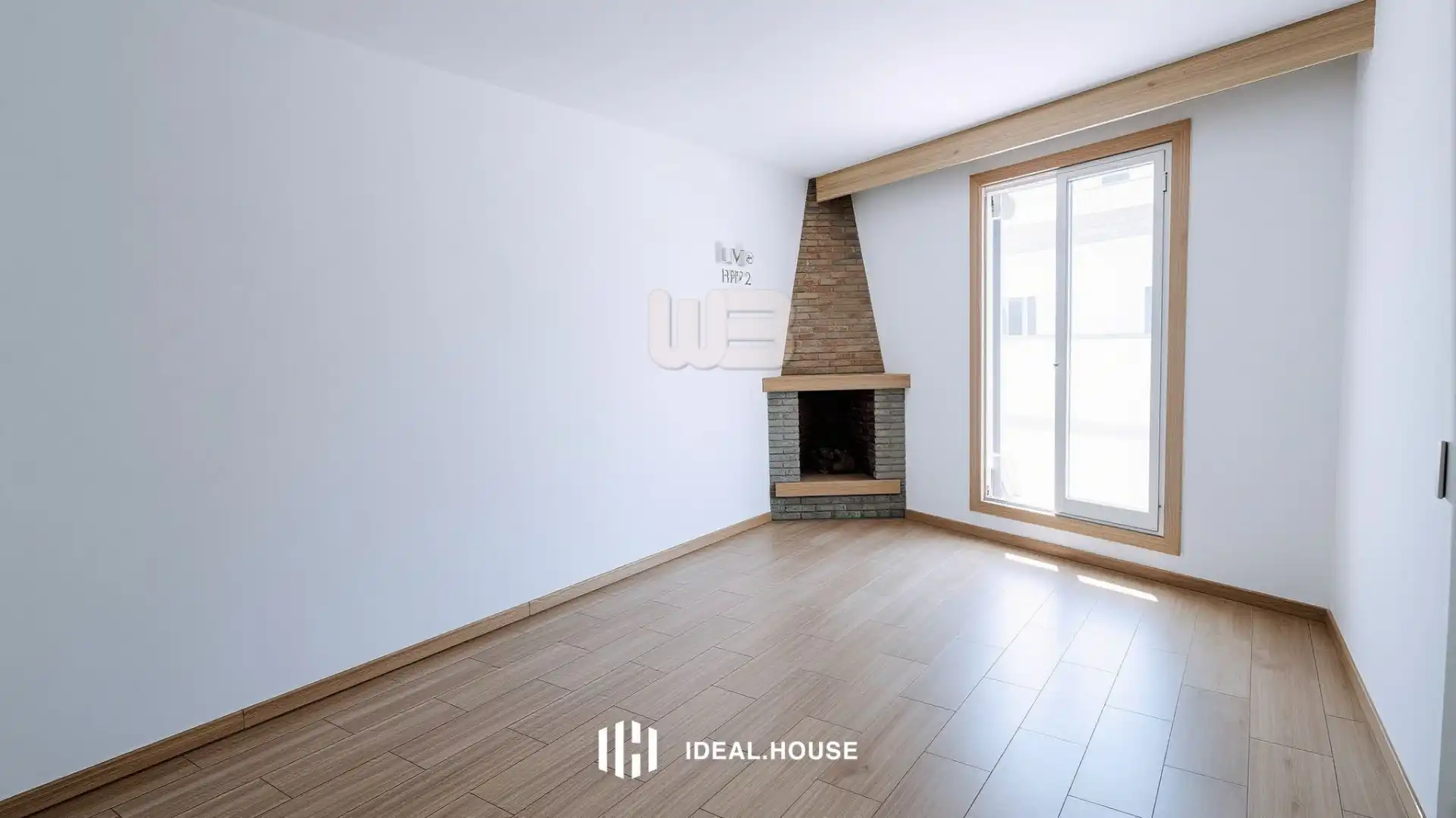 Wohnzimmer von Dachboden zum Verkauf in Barcelona mit Parkett, Terrasse und Ofen