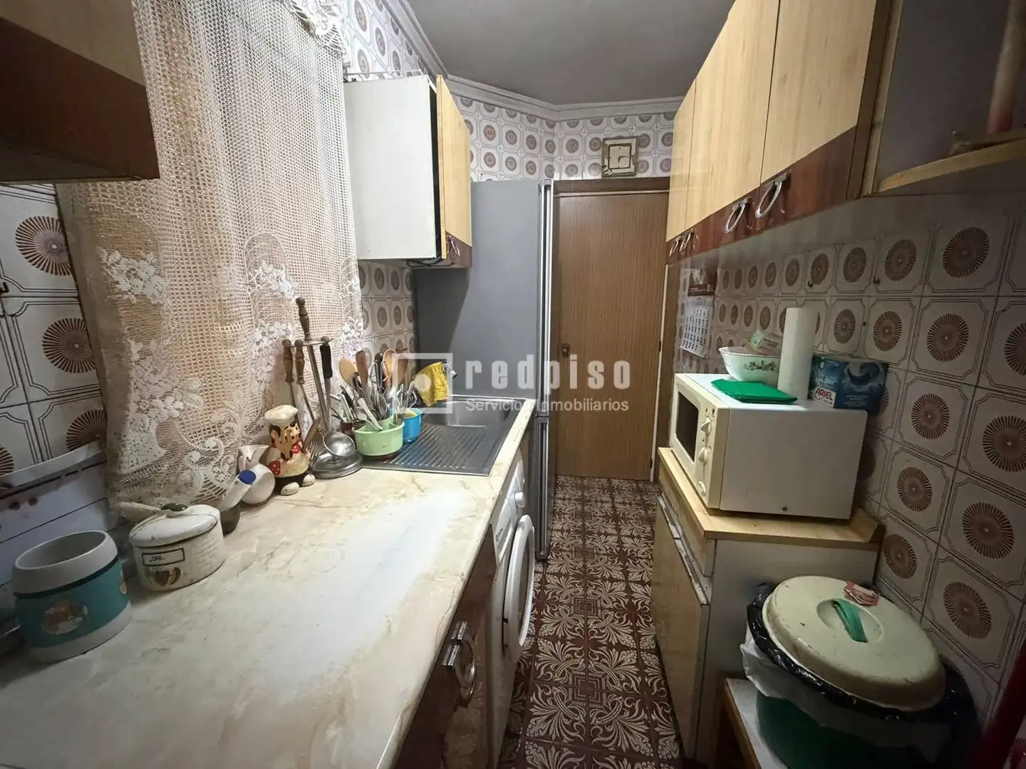 Kitchen of Flat for sale in Madrid  with Heating, Private garden and Parquet flooring