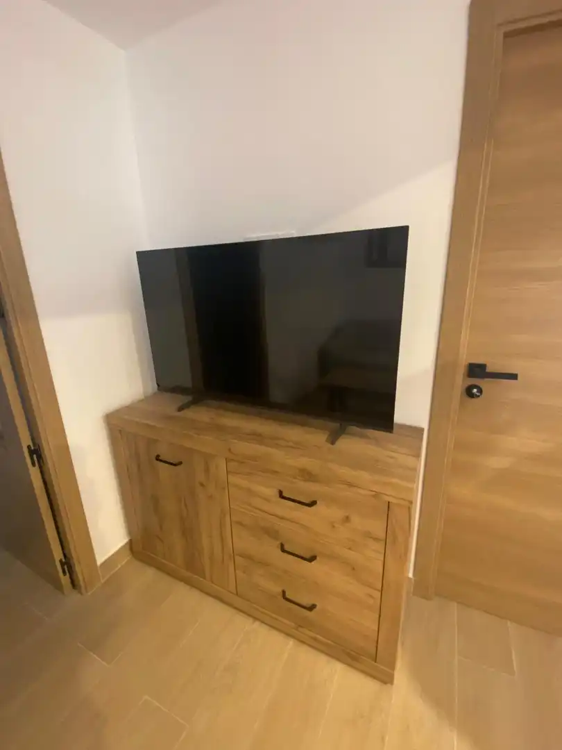 Living room of Flat for share in Badajoz  with Air Conditioner and Furnished