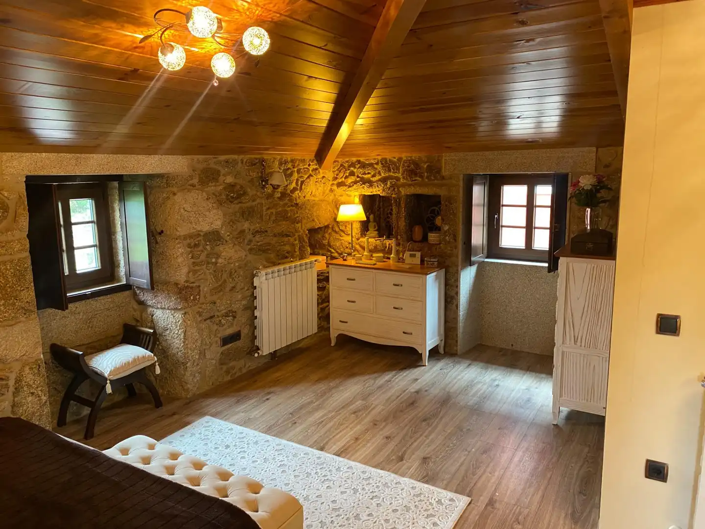 Sala d'estar de Casa o xalet en venda en A Estrada  amb Calefacció