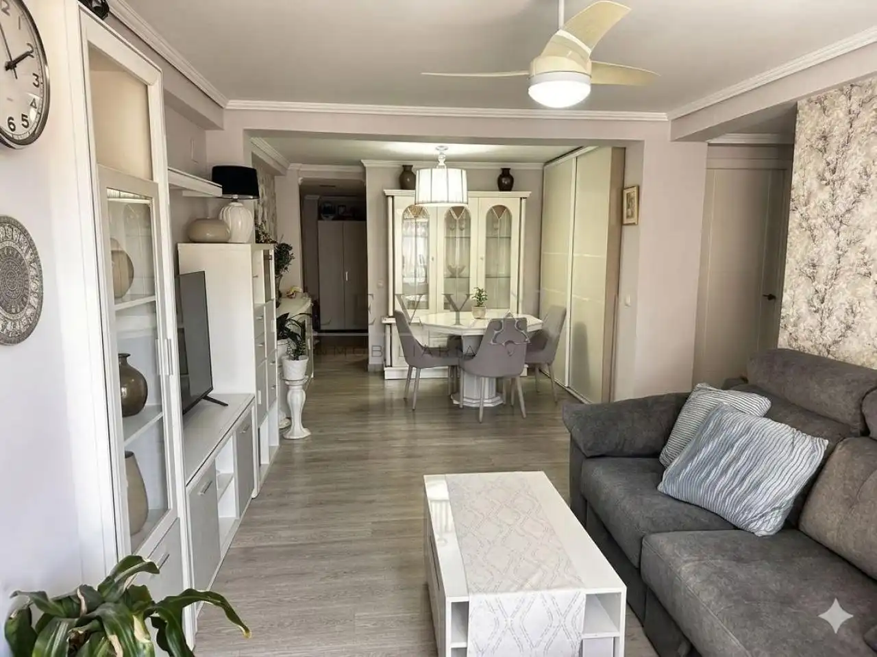 Sala d'estar de Pis en venda en Málaga amb Aire condicionat i Calefacció