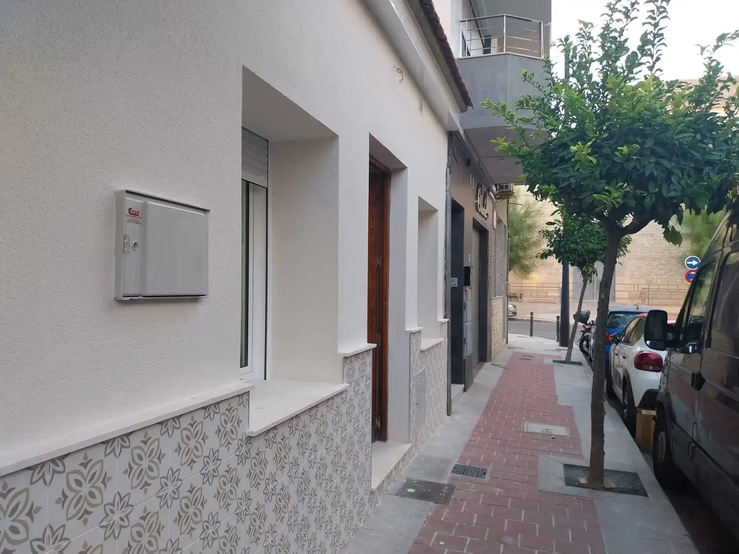 Vista exterior de Planta baja de alquiler en Pueblo
