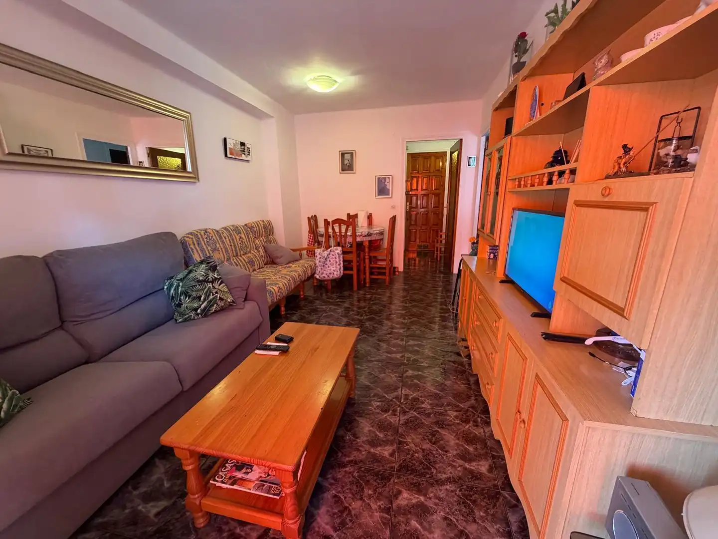 Living room of Apartments for sale in El Vendrell  with Terrace, Furnished and Alarm