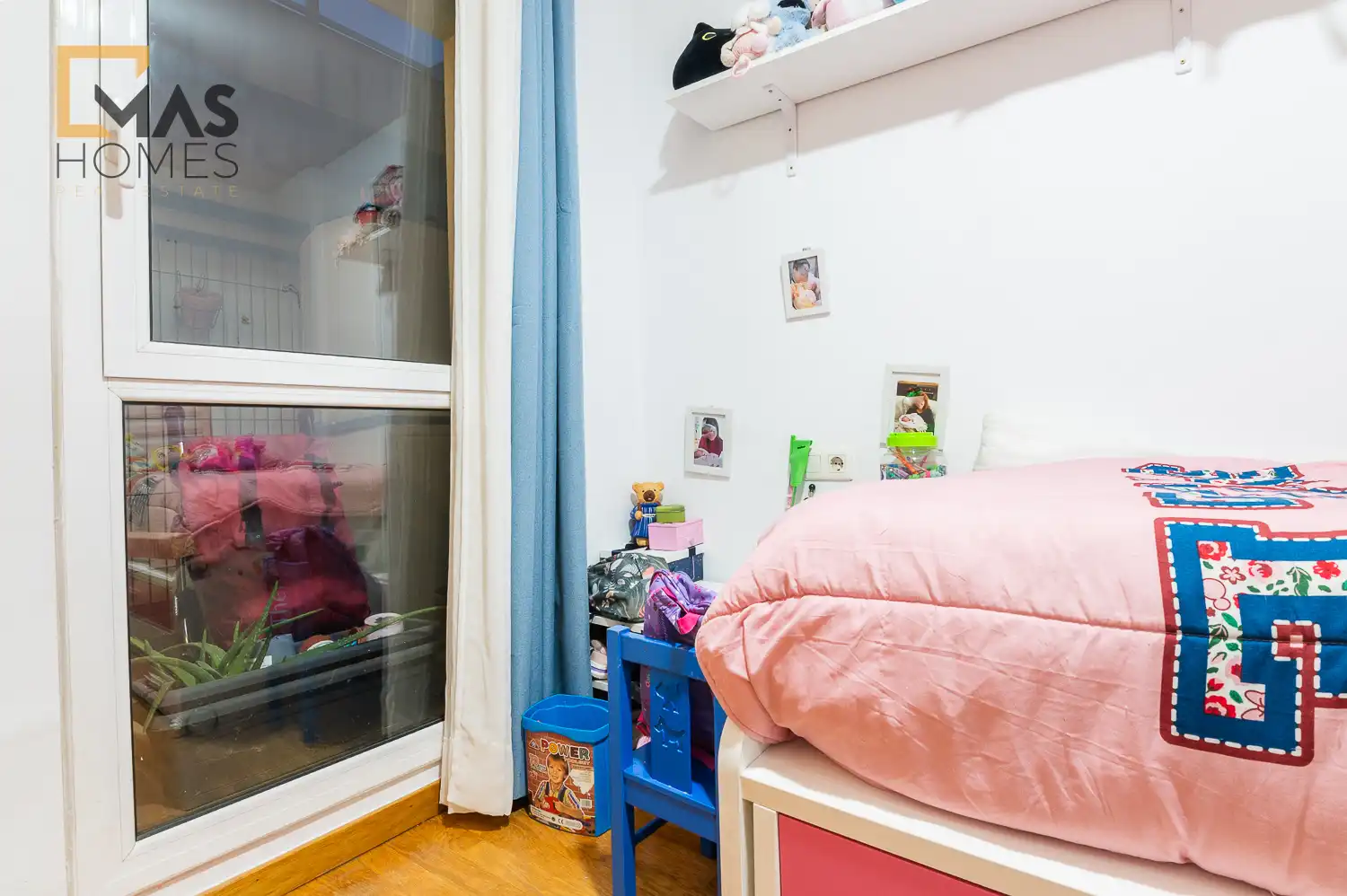Schlafzimmer von Wohnung zum Verkauf in Terrassa mit Klimaanlage, Heizung und Terrasse