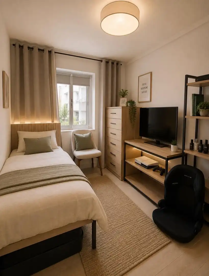 Bedroom of Flat for sale in Valencia  with Air Conditioner, Heating and Balcony