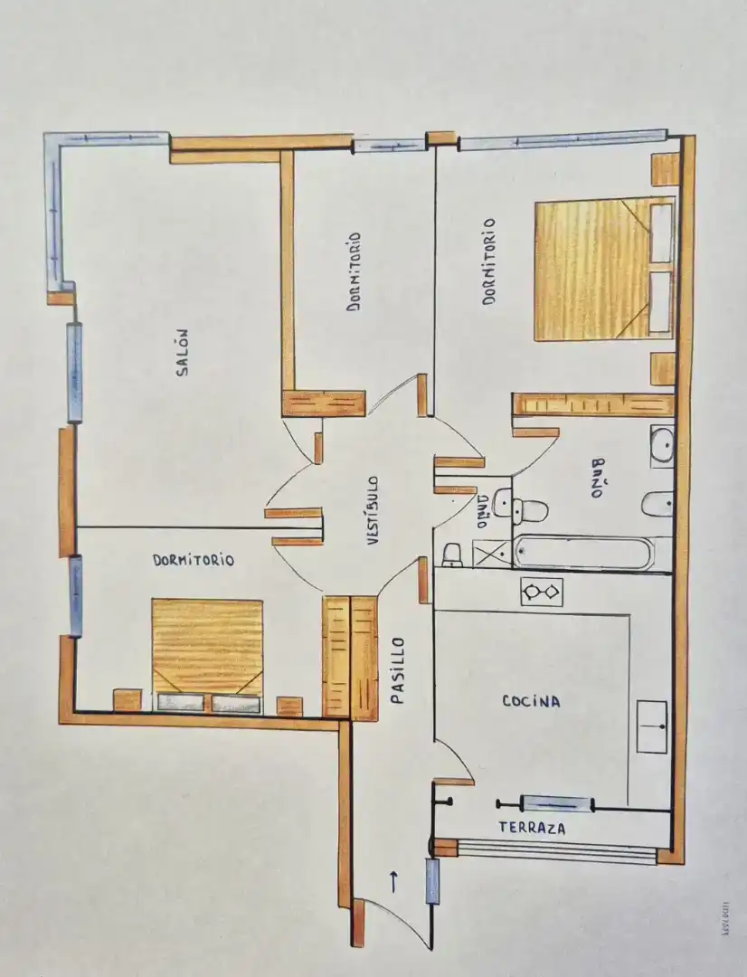 Wohnung zum Verkauf in  Madrid Capital mit Klimaanlage und Terrasse